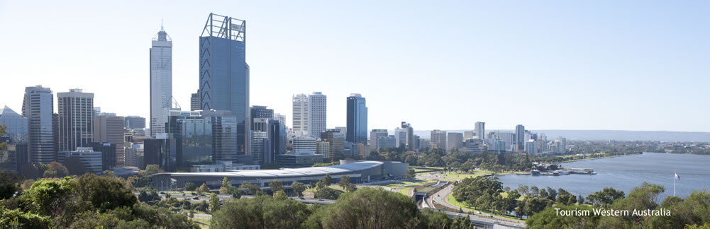 Perth city skyline